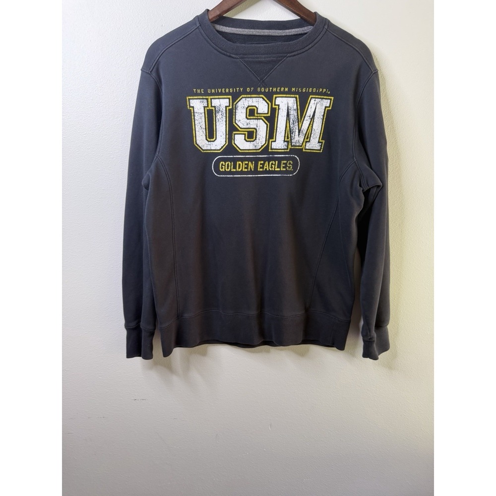 University Of Southern Miss Men Sweatshirt M Black‎ Logo Under Armour Storm